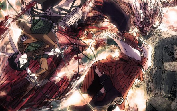 Attack On Titan Background HD.