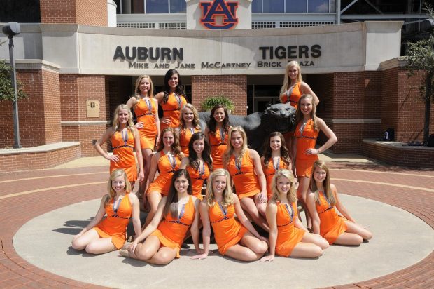 Auburn Tigers Football Cheerleader Wallpaper.