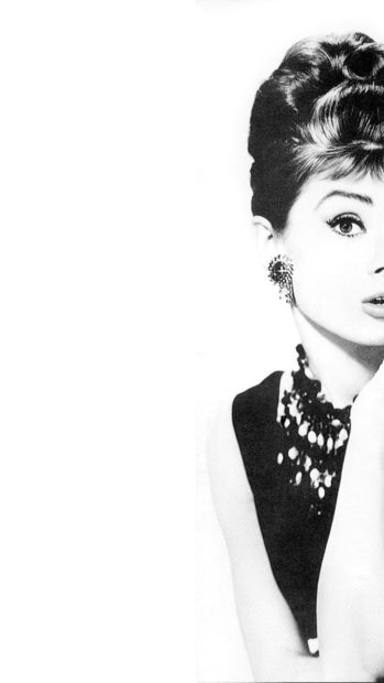 Audrey Hepburn Full HD Wallpaper for Android.