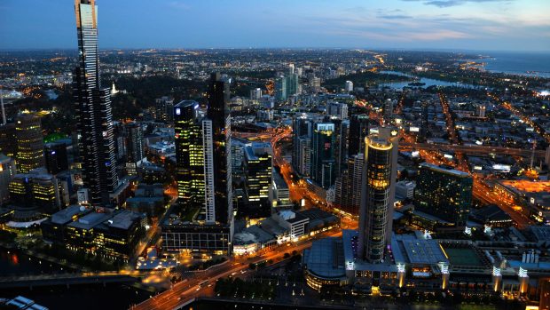 Australia top view skyscrapers 3840x2160.