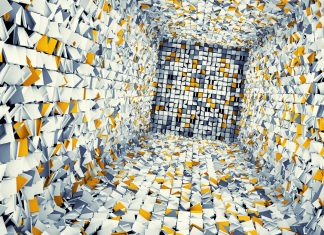 Awesome 3D Tiles Desktop Wallpaper.