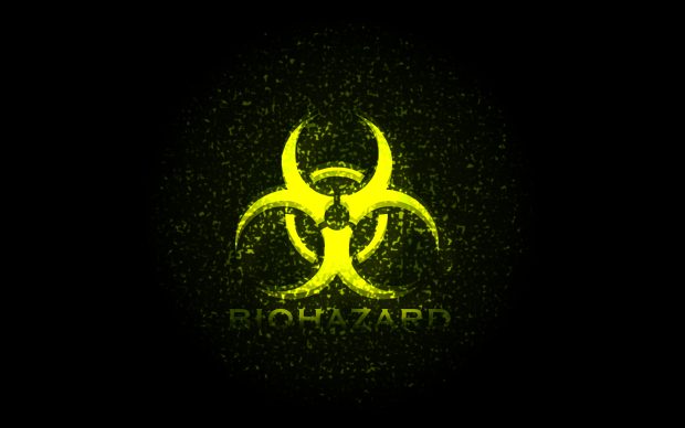 Awesome Biohazard Symbol Background.