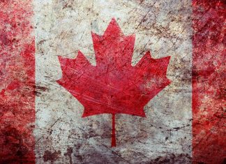 Awesome Canadian Flag Wallpaper.