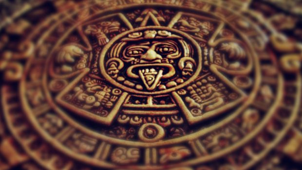 Aztec Calendar Wallpaper Free Download.