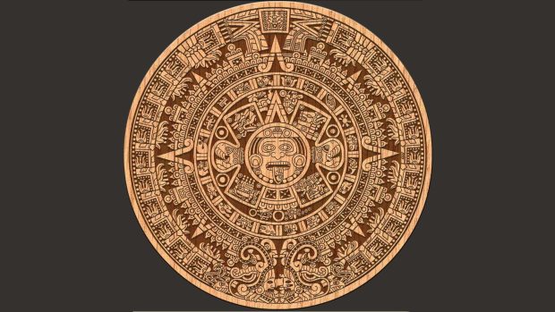 Aztec Calendar Wallpaper Full HD.