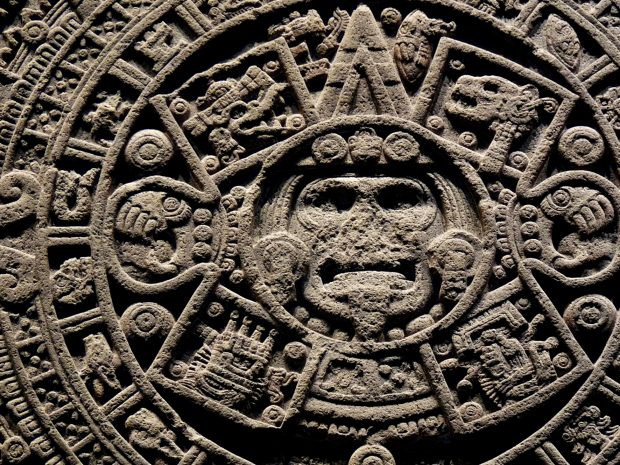 Aztec Calendar Wallpaper for Desktop.