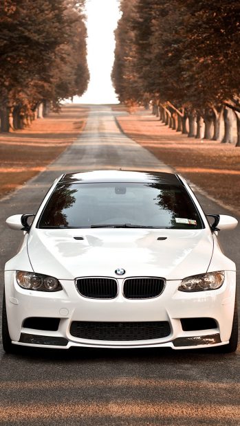 BMW M3 Branca iPhone HD Wallpaper.