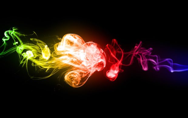 Backgrounds Colorful Smoke HD.