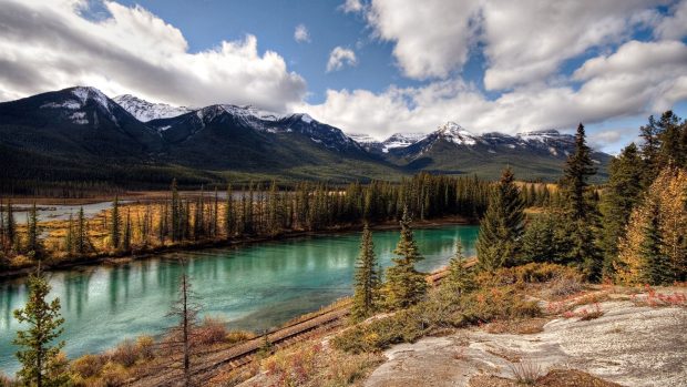 Banff national park alberta canada wallpaper 1920x1200.