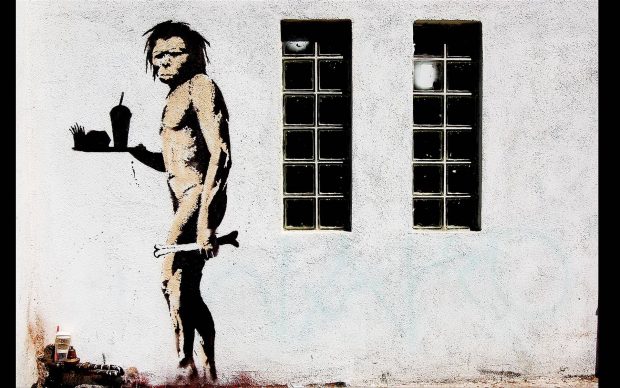 Banksy Art Bakcground HD.