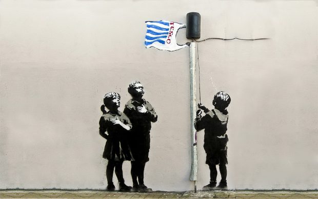 Banksy Art Wallpaper for Desktop.