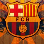 Barcelona Logo Iphone 5 Full HD Wallpaper.