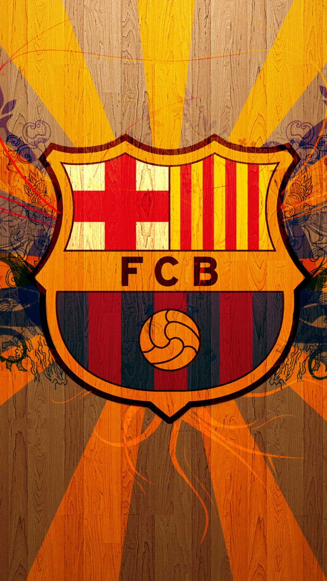 Barcelona Logo Iphone 5 Full HD Wallpaper.