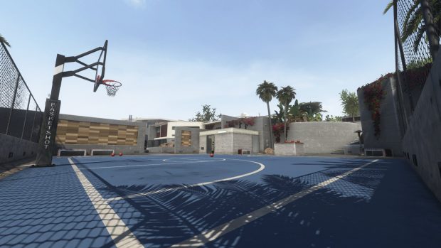 Basketball Court Background Free Download.