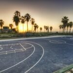 Basketball Court Full HD Wallpaper.