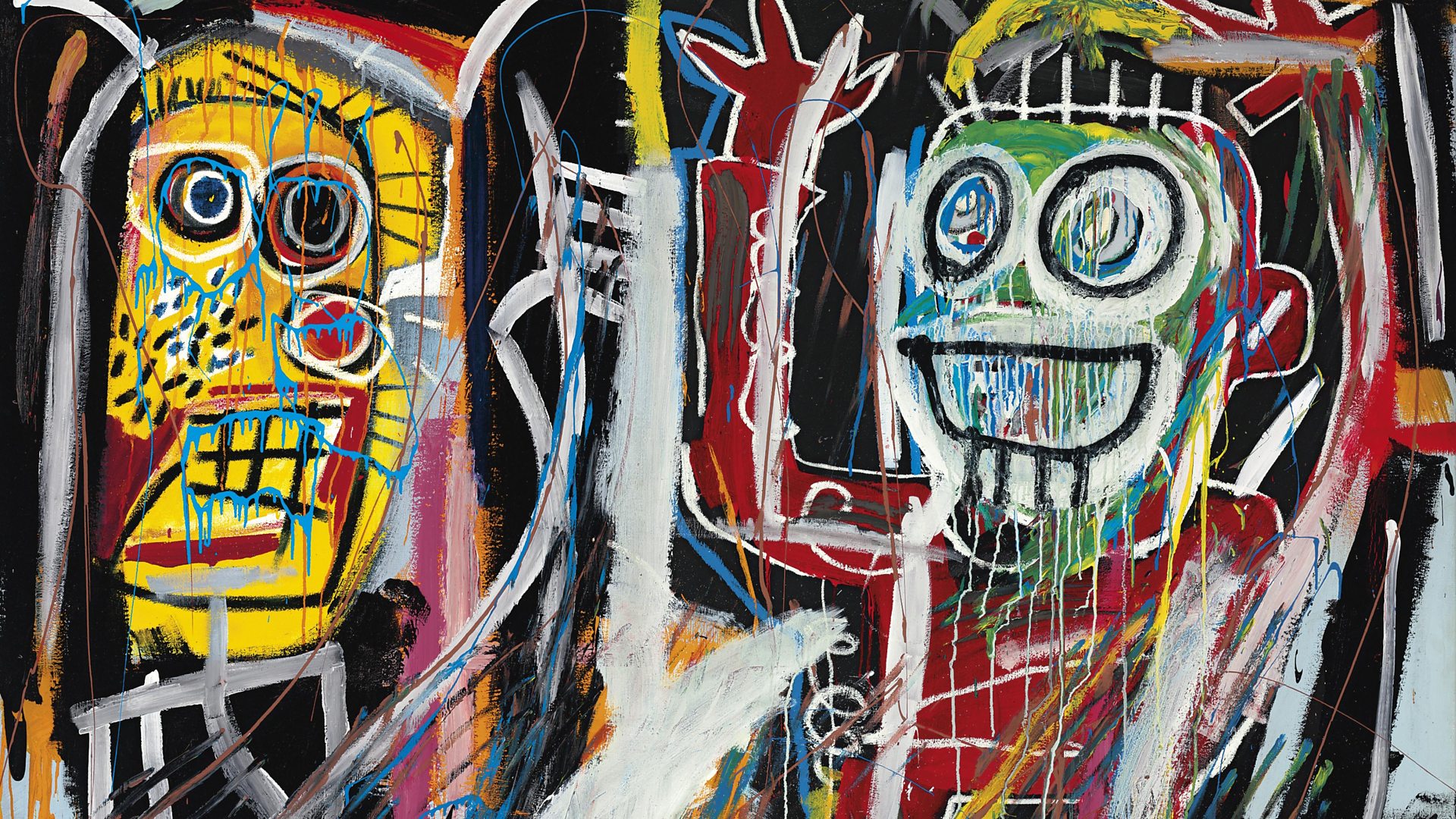 Download JeanMichel Basquiat painting Wallpaper  Wallpaperscom
