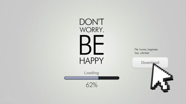 Be Happy Fulll HD Wallpaper.