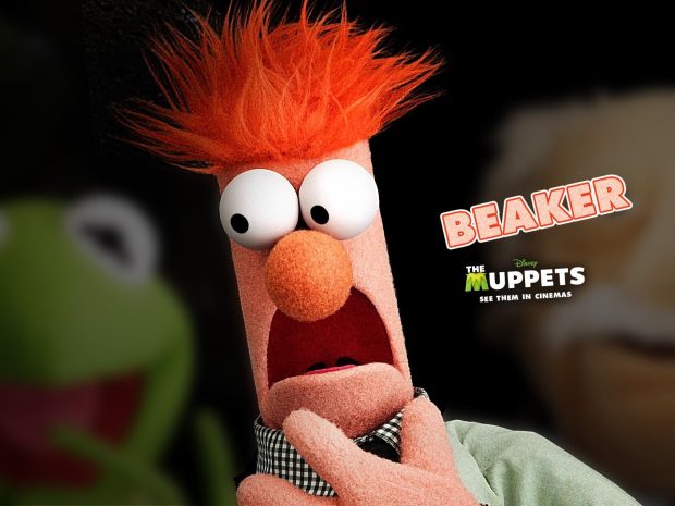 Beaker Muppets Widescreen Wallpaper.