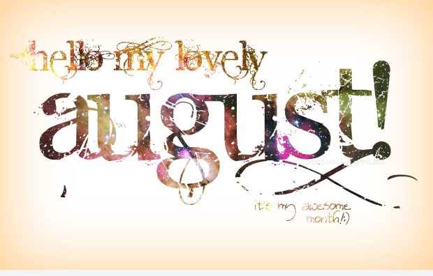 Beautiful August Background.