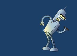 Bender Widescreen Wallpaper.