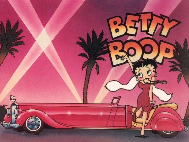 Betty Boop Halloween Desktop Background.