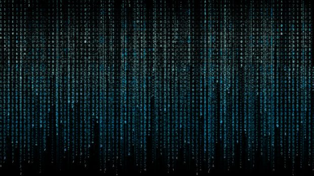 Binary Code Background Full HD.