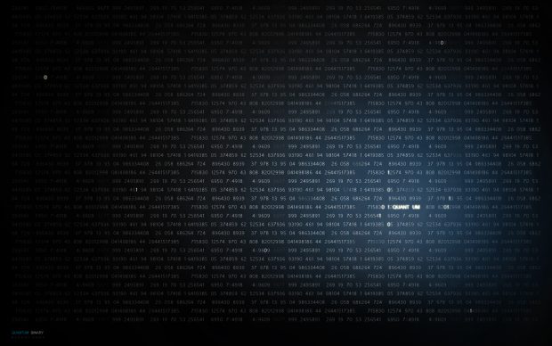 Binary Code HD Background.