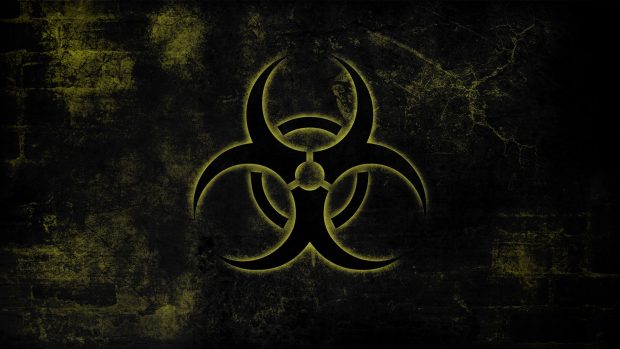 Biohazard Symbol Desktop Background.