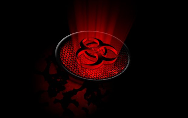 Biohazard Symbol Full HD Background.