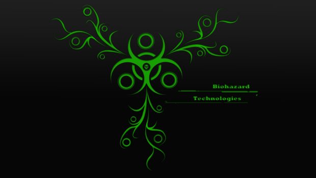 Biohazard Symbol HD Background.