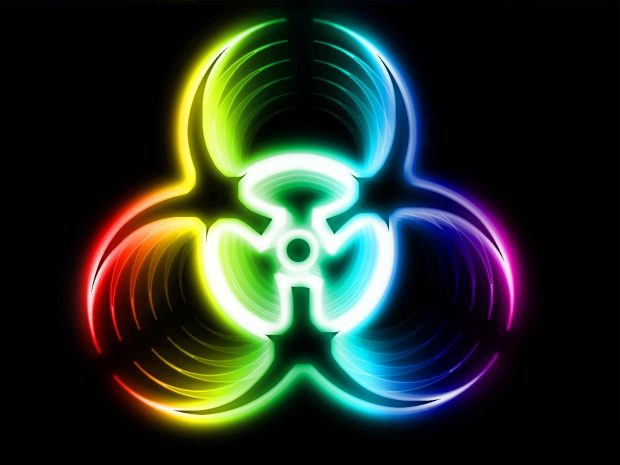 Biohazard Symbol HD Wallpaper.