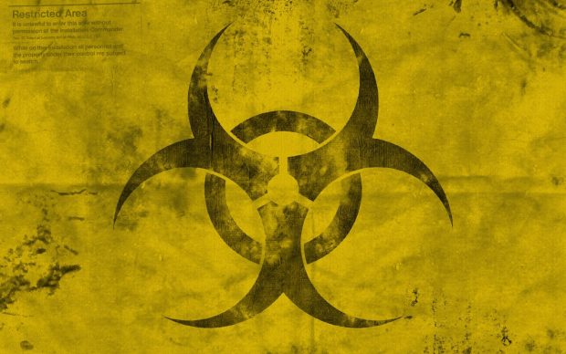 Biohazard Symbol Widescreen Wallpaper.