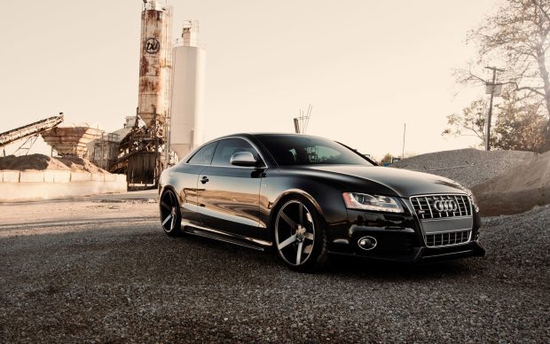 Black Audi A5 Picture.