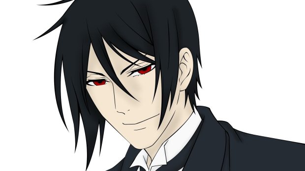 Black Butler Sebastian Background Full HD.