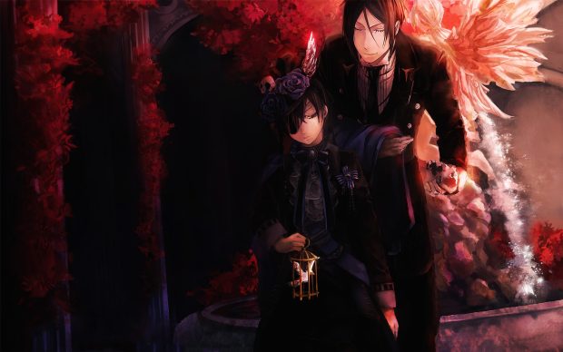 Black Butler Sebastian Background Widescreen.