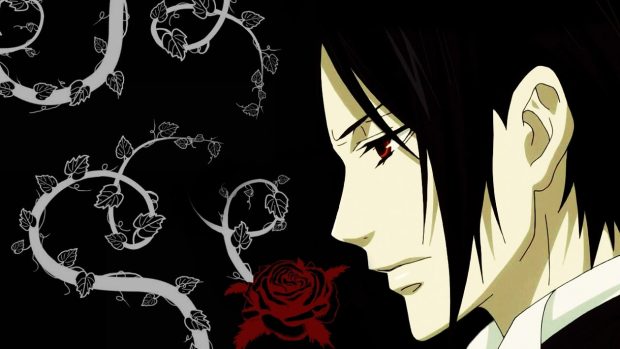 Black Butler Sebastian Background for Desktop.