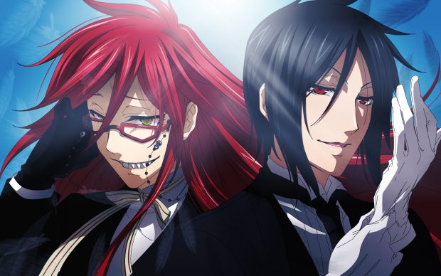 Black Butler Sebastian Widescreen Background.