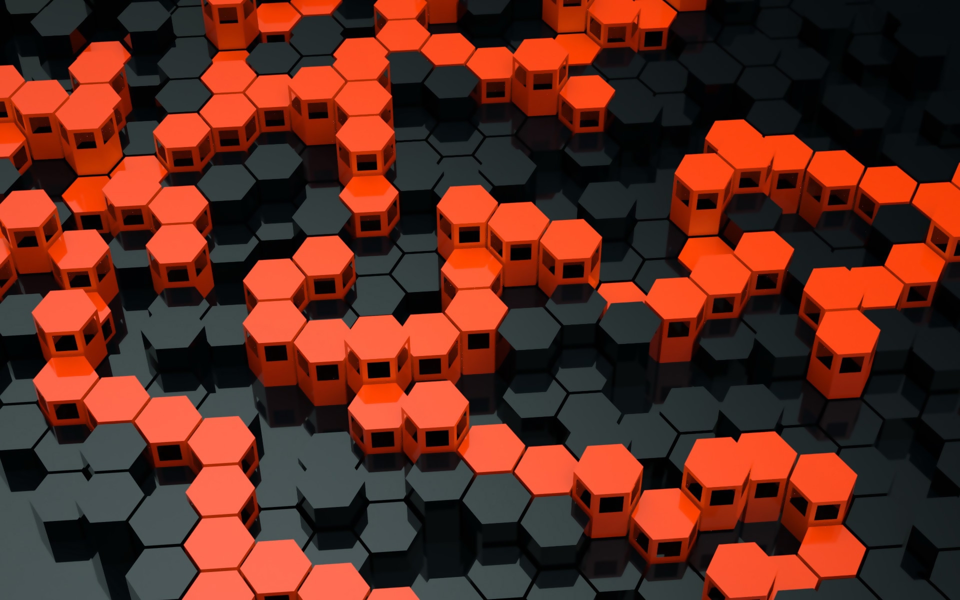 Black and Orange Desktop Wallpaper | PixelsTalk.Net