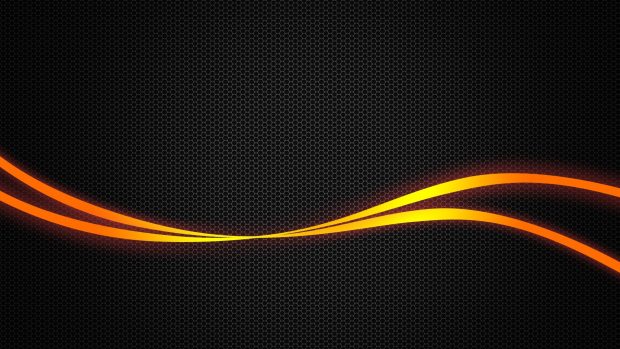 Black and Orange Wallpaper Full HD.