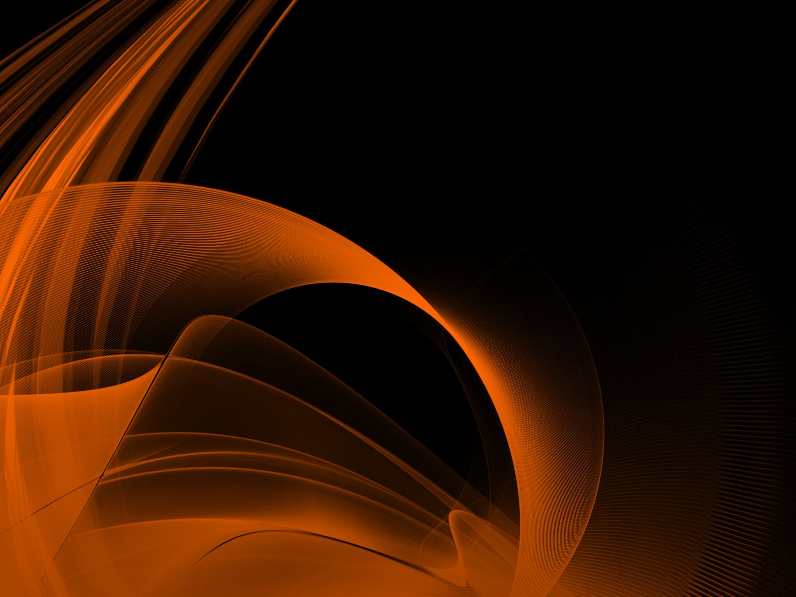 Black and Orange Desktop Wallpaper 