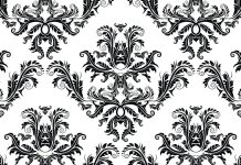 Black and white pattern hd wallpaper.