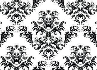 Black and white pattern hd wallpaper.