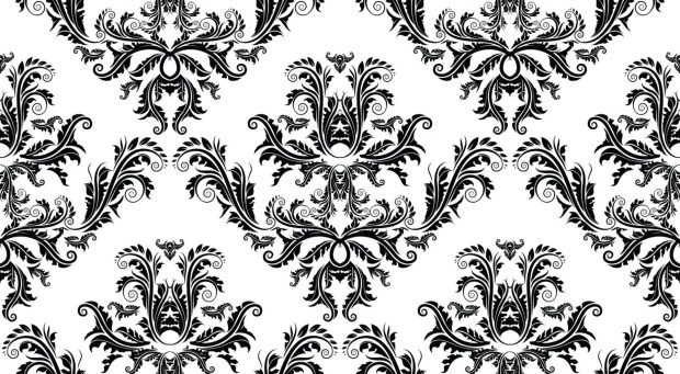 Black and white pattern hd wallpaper.
