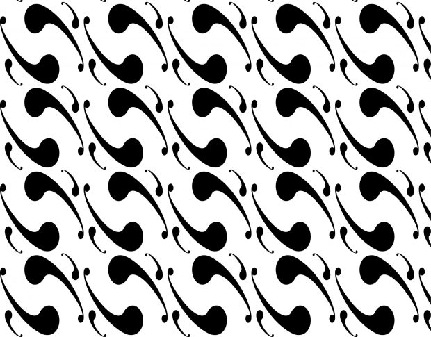 Black pattern wallpaper.