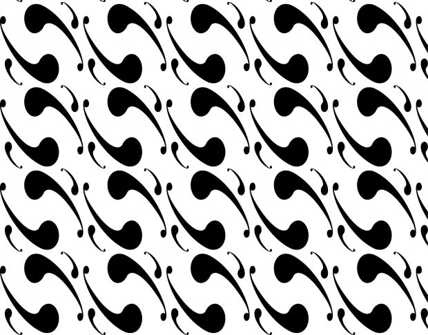Black pattern wallpaper.