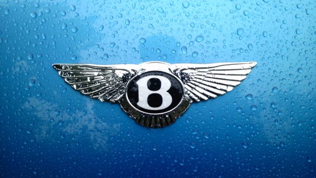 Blue Bentley Logo Background.