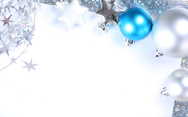 Blue Christmas Desktop Wallpaper.