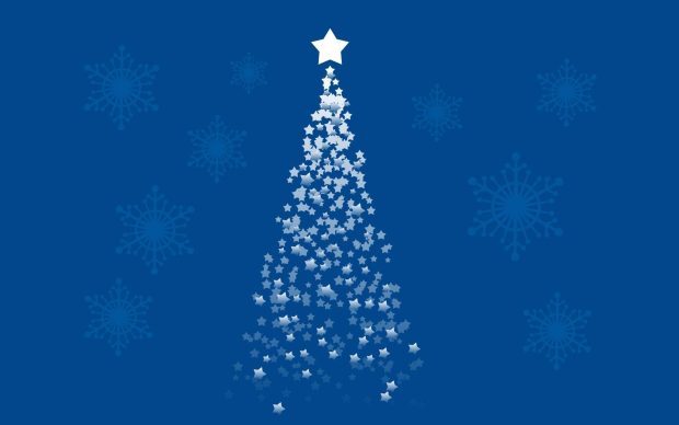 Blue Christmas Wallpaper Free Download.