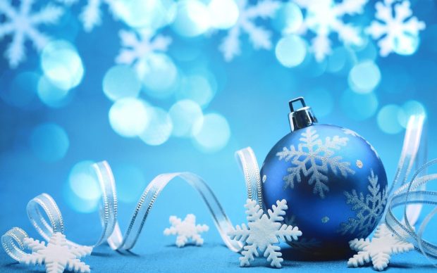 Blue Christmas Wallpaper Widescreen.