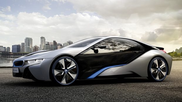 Bmw i8 concept car dark photos 3840x2160.